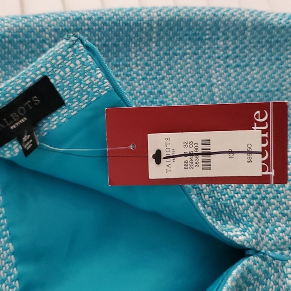 NWT Talbots Petites Boucle Pencil Skirt, 10P - Picture 9 of 9